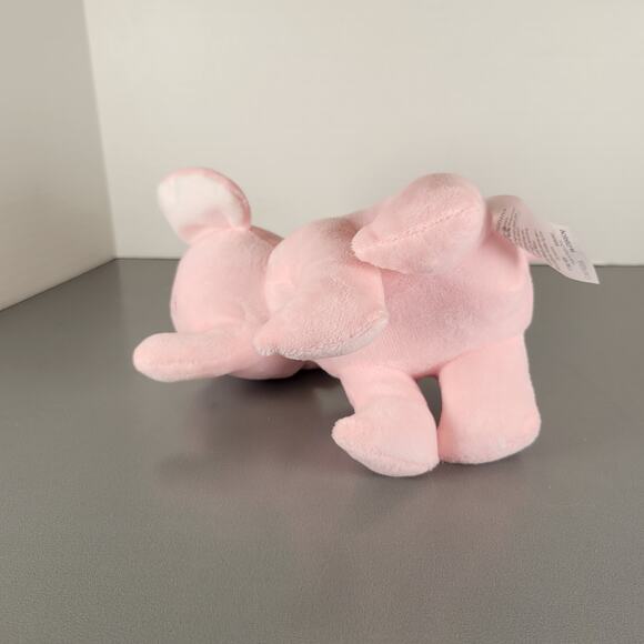 Petite L'amour Pink Elephant Plush 8" Baby Toy Soft Stuffed Animal 2020 Plushy - Picture 12 of 12